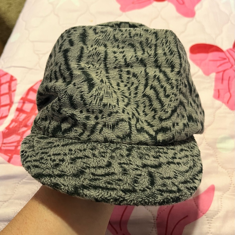 Gray Patterned Cap